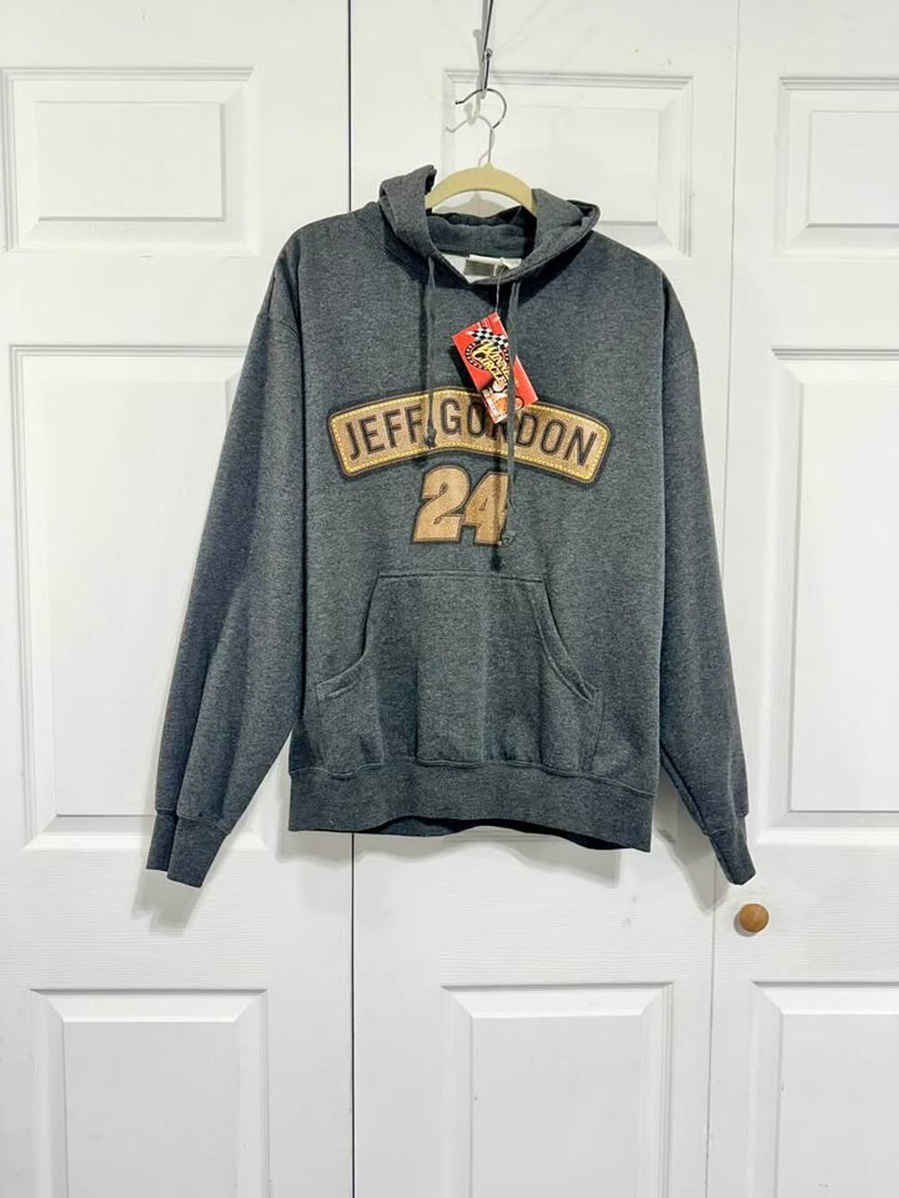 Winner's Circle Jeff Gordon #24 Charcoal Grey Hoodie